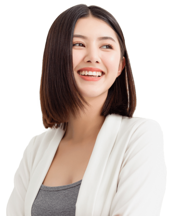 Yound Lady showcasing Teeth treatment results