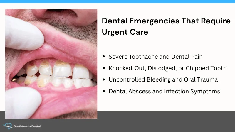 Types of Dental Emergencies That Need Immediate Attention