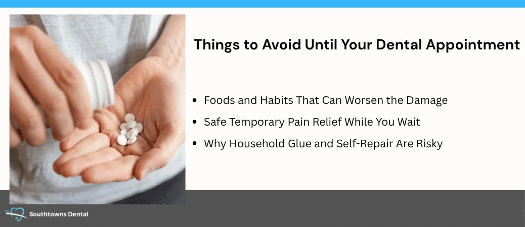 What to Avoid Until You Are Seen